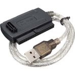Talent USB 2.0 Erkek - Ide Sata 2.5 "3.5" Dönüştürücü Adaptör Kablosu Sabit Disk HDD Siyah (Yurt Dışından)