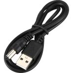 Talent USB Kablosu 5.5mm / 2.1mm 5V Dc Barrel Jak Güç Kablosu (Siyah, 75CM) (Yurt Dışından)