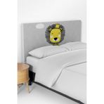 Talia Home Aslan Kral Desenli Çocuk Odası Yatak Baza Başlık Kılıfı TLABK-094 - Renkli - 120 x 120 cm
