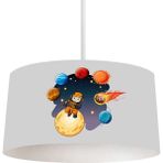 Talia Home Astronot Hayalgücü Çocuk ve Bebek Odası Sarkıt Avize TLAV-145 - Renkli