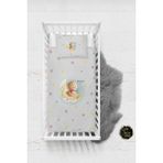 Talia Home Ayıcık Bebek Nevresim Takımı Çarşaflı TLABN-104 - Gri - 100 x 150 cm