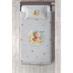 Talia Home ayıcık Çocuk Odası Yatak Örtüsü TLAY-104 - 243 x 220 cm - Gri