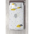 Talia Home balon Desenli Çocuk Odası Yatak Örtüsü TLAY-189 - 328 x 220 cm - Beyaz