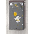 Talia Home Balon Fil Çocuk ve Bebek Odası Yatak Örtüsü TLAY-122 - 261 x 220 cm - Gri