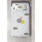 Talia Home balon ve Bulut Desen Yatak Örtüsü TLAY-161 - 300 x 220 cm - Beyaz