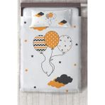 Talia Home balonlar ve Bulutlar Desenli Yatak Örtüsü TLAY-271 - 408 x 220 cm - Beyaz