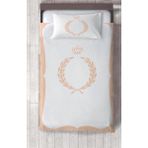 Talia Home Başak Desenli Çocuk ve Bebek Odası Yatak Örtüsü - 165 x 220 cm - Beyaz