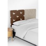 Talia Home Başak ve Kuğu Desenli Çocuk Yatak Baza Başlık Kılıfı TLABK-237 - Renkli - 90 x 70 cm