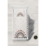 Talia Home Bej Gökkuşağı Desenli Bebek Nevresim Takımı Çarşaflı TLABN-032 - 100 x 150 cm