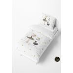 Talia Home Beyaz Balerin Kız Desenli Bebek ve Çocuk Nevresim Takımı TLAN-006 - 160 x 220 cm
