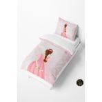 Talia Home Çiçek Tutan Kız Bebek ve Çocuk Nevresim Takımı TLAN-068 - Pembe - 160 x 220 cm