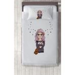 Talia Home Çizgifilm Çocuk ve Bebek Odası Yatak Örtüsü - 153 x 220 cm - Gri