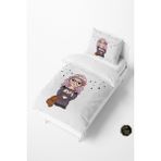Talia Home Çizgifilm Desenli Bebek ve Çocuk Nevresim Takımı TLAN-014 - Beyaz - 160 x 220 cm