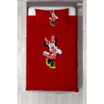 Talia Home Çocuk Odası Bebek Odası Mickey Mouse Yatak Örtüsü TLAY-052 - 140 x 220 cm - Kırmızı