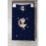 Talia Home Çocuk Odası Bebek Odası Prensesli Yatak Örtüsü TLAY-086 - 140 x 220 cm - Lacivert