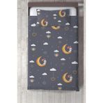 Talia Home Çocuk Odası Bebek Odası Yatak Örtüsü - 140 x 220 cm - Gri