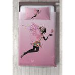 Talia Home Çocuk Odası Bebek Odası Yatak Örtüsü TLAY-063 - 140 x 220 cm - Pembe