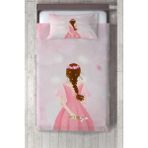 Talia Home Çocuk Odası Bebek Odası Yatak Örtüsü TLAY-068 - 140 x 220 cm - Pembe