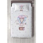 Talia Home Çocuk ve Bebek Odası Yatak Örtüsü - 179 x 220 cm - Beyaz