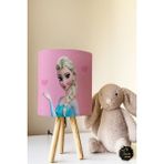 Talia Home Elsa Desenli Elsalı Çocuk Odası Abajur TLAB-069 TLAB-069 - Çok Renkli