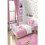 Talia Home Elsa Desenli Elsalı Nevresim Takımı