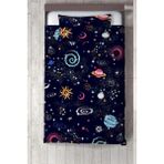 Talia Home Gezegen Desenli Çocuk Odası Yatak Örtüsü - 176 x 220 cm - Lacivert