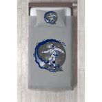 Talia Home gri Uzay Astronot Desenli Yatak Örtüsü TLAY-233 - 371 x 220 cm