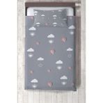 Talia Home kalp ve Bulut Balon Yatak Örtüsü TLAY-141 - 280 x 220 cm - Gri