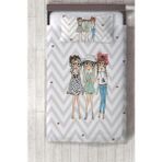 Talia Home Kalpli Çocuk Ve Bebek Odası Yatak Örtüsü - 140 x 220 cm - Beyaz