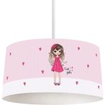 Talia Home Kalpli Pembe Çocuk ve Bebek Odası Sarkıt Avize TLAV-013 - Renkli