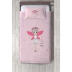Talia Home kanatlı Kız Çocuk Odası Yatak Örtüsü TLAY-168 - 307 x 220 cm - Pembe