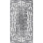 Talia Home Kaymaz Taban Yıkanabilir 2 Li 60X100 - 50X60 Banyo Halısı Paspas Klozet Takımı - Açık Gri