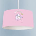 Talia Home Kedi ve Unicorn Desenli Çocuk Odası Sarkıt Avize - Renkli - 1