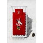 Talia Home Kırmızı Mickey Mouse Desenli Bebek Nevresim Takımı Çarşaflı