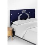 Talia Home Lacivert Çocuk Odası Yatak Baza Başlık Kılıfı TLABK-143 - Renkli - 100 x 100 cm