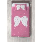 Talia Home melek Kanatlı Çocuk ve Bebek Odası Yatak Örtüsü TLAY-261 - 399 x 220 cm - Pembe
