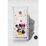 Talia Home Mickey Mouse Desenli Bebek Nevresim Takımı Çarşaflı