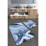 Talia Home Modern Renk Geçişli 2'li Bnayo Paspas Seti TLAHMP-230 - Lila