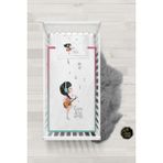 Talia Home Müzikli Kız Desenli Bebek Nevresim Takımı Çarşaflı TLABN-284 - Beyaz - 100 x 150 cm