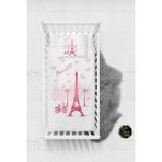 Talia Home Paris Eiffel Eyfel Kulesi Desenli Bebek Nevresim Takımı Çarşaflı TLABN-105 - Beyaz - 100 x 150 cm