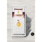 Talia Home Prens-Prenses Bebek Nevresim Takımı Çarşaflı TLABN-039 - Beyaz - 100 x 150 cm
