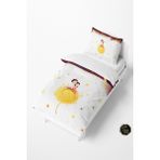 Talia Home Prens-Prenses Bebek ve Çocuk Nevresim Takımı TLAN-039 - Beyaz - 160 x 220 cm