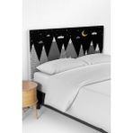 Talia Home Prenses ve Flamingo Desenli Çocuk Yatak Baza Başlık Kılıfı TLABK-230 - Renkli - 90 x 70 cm