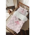 Talia Home Prensesli Kız Bebek Beşik Uyku Seti TLABG-005