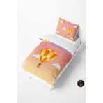 Talia Home Renkli Balonlar Desenli Bebek ve Çocuk Nevresim Takımı TLAN-135 - Sarı - 160 x 220 cm