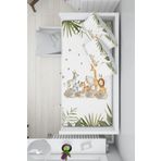 Talia Home Safari Sevimli Hayvanlar Desenli 100x200 Montessori Yatak Çocuk Nevresim Takımı TLAM-041