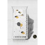 Talia Home Sarı Balonlar Desenli Bebek Nevresim Takımı Çarşaflı TLABN-002 - Beyaz - 100 x 150 cm