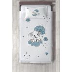 Talia Home şemsiyeli Fil Desenli yatak Örtüsü TLAY-269 - 406 x 220 cm - Beyaz