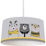 Talia Home Sevimli Ayılar 2 Çocuk ve Bebek Odası Sarkıt Avize TLAV-093 - Renkli - 1