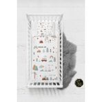 Talia Home Sevimli Doğa Desenli Bulutlar Bebek Nevresim Takımı Çarşaflı TLABN-057 - Beyaz - 100 x 150 cm